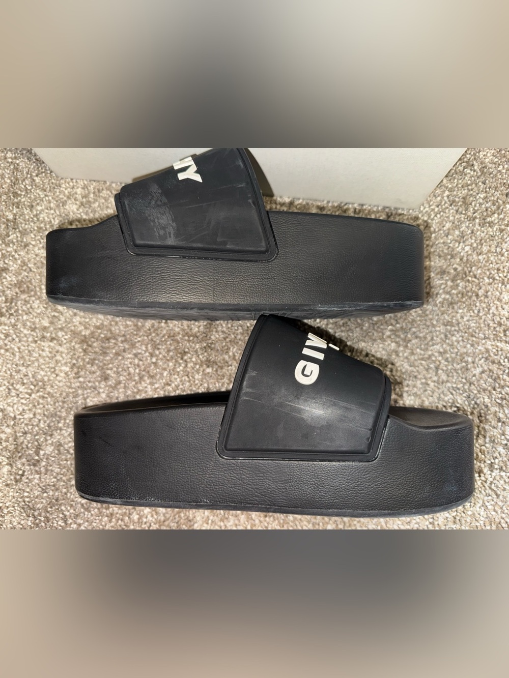 Givenchy Logo Platform Slide Sandals - Picture 5 of 9